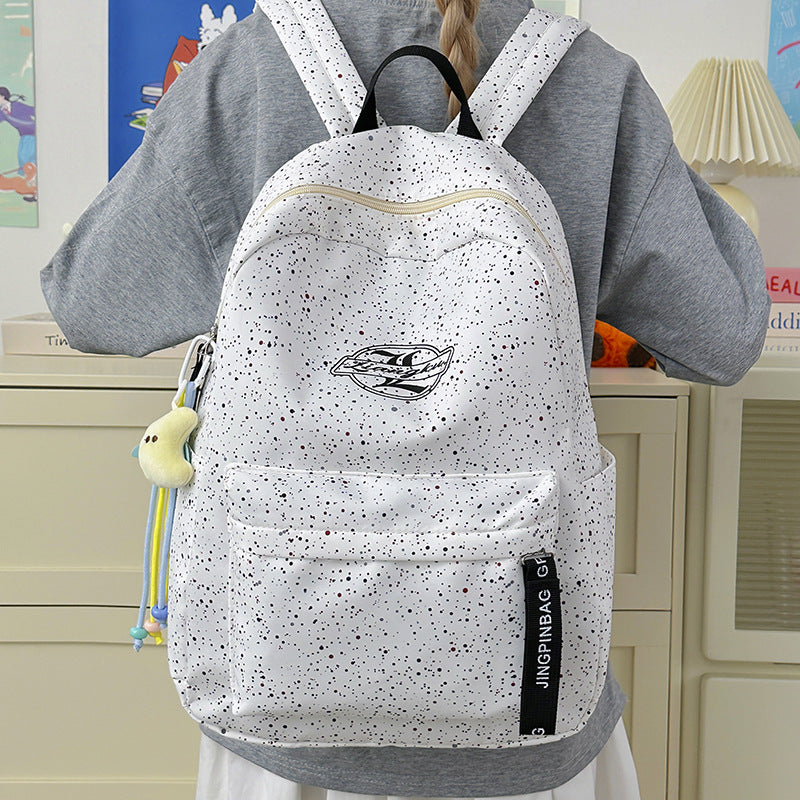 Fun-Themed Star Print Backpack