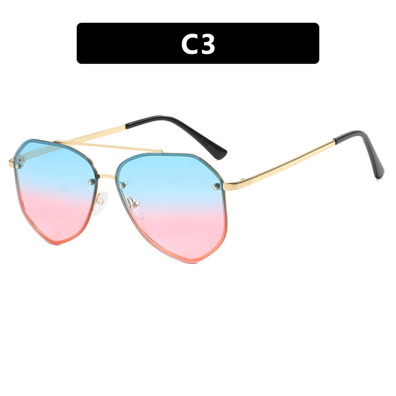 Women's geometric sunglasses with delicate frame Bowlift