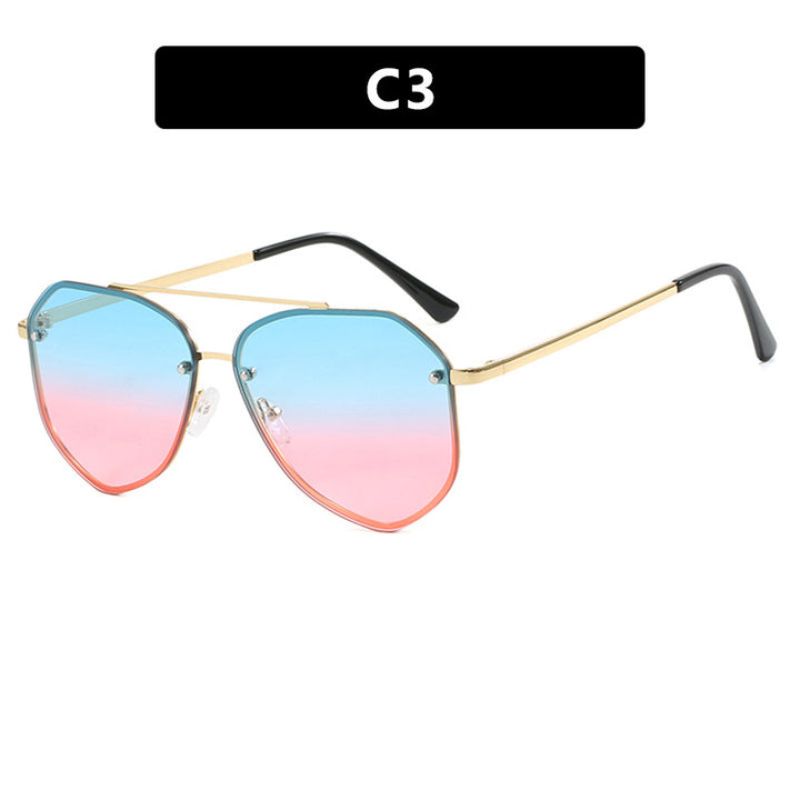 Women's geometric sunglasses with delicate frame Bowlift