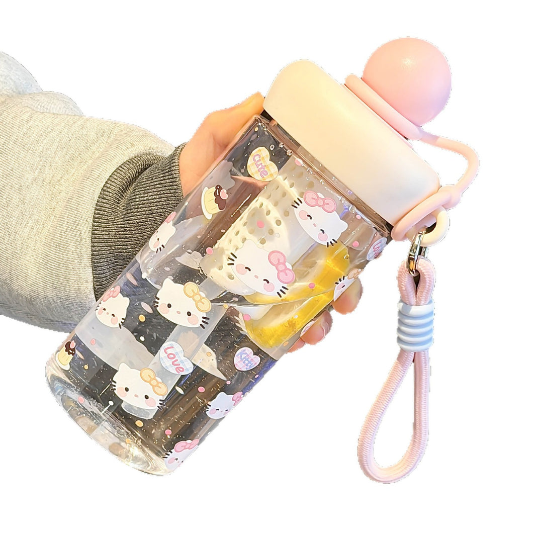 Women's Creative Water Bottle with Casual Design Bowlift