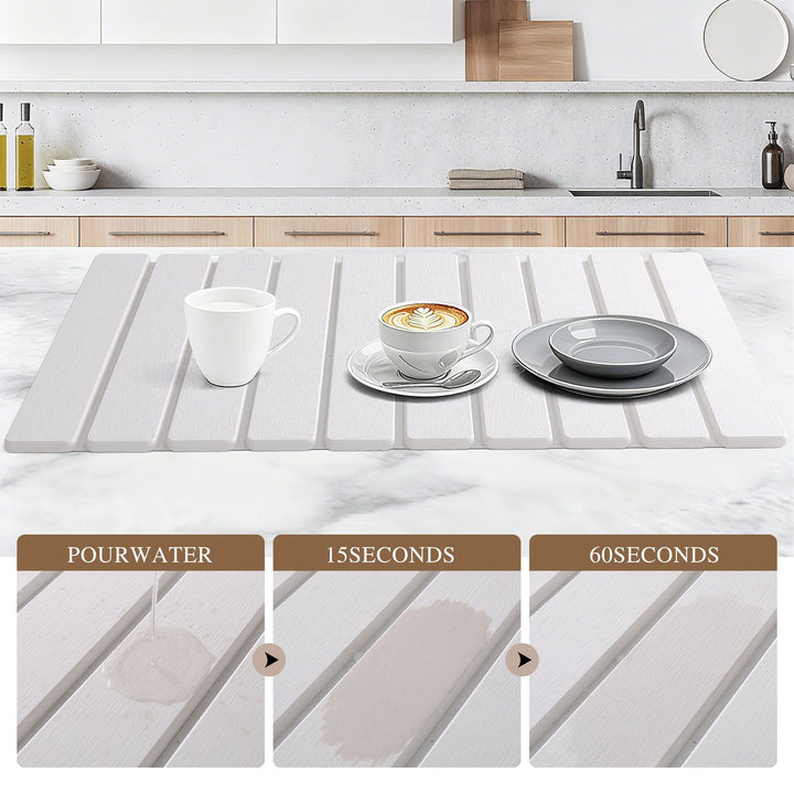 Elegant Slatted Dining Table Mat