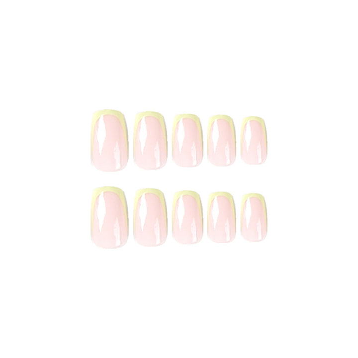 Artistic nail extensions with elegant French tip and modern accents Bowlift
