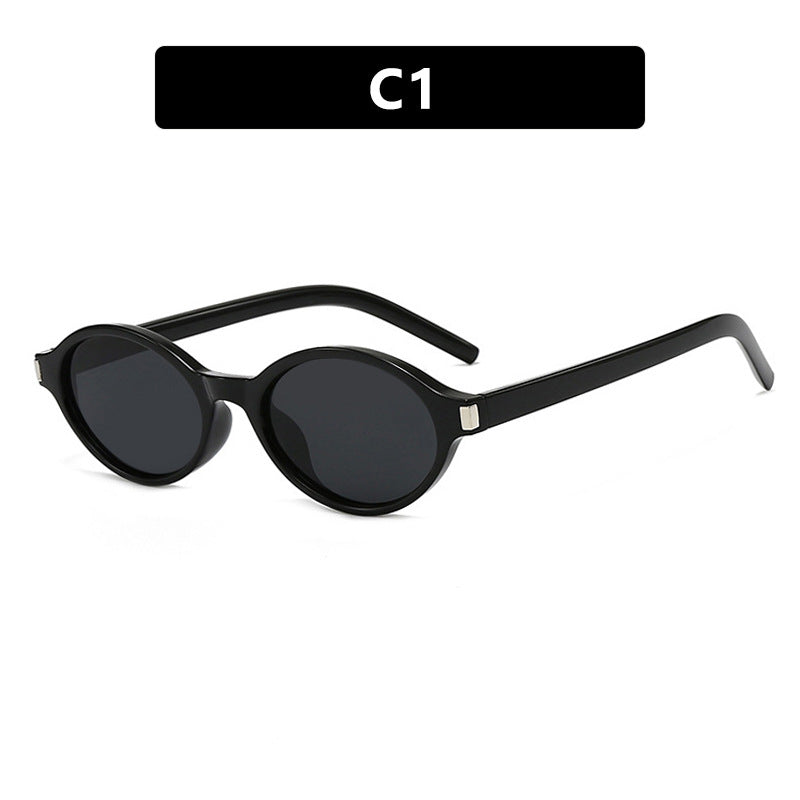 Women's elegant round sunglasses with modern frame Bowlift