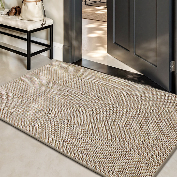 Textured Geometric Area Rug Bowlift