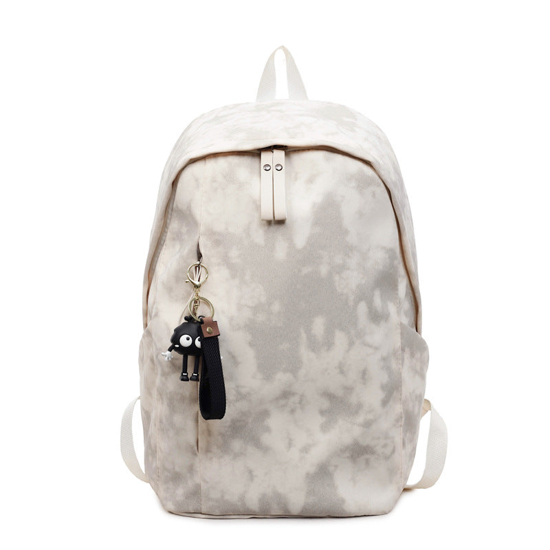 Fashionable backpack with practical design and decorative pendant Bowlift
