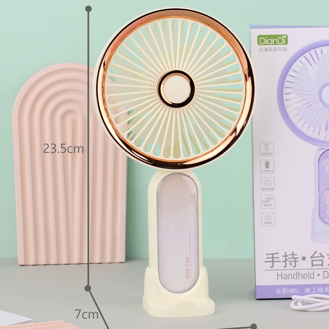 Women's Portable Mini USB Fan with Stylish Design Bowlift