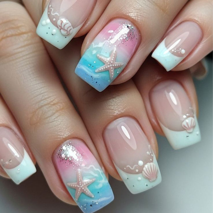 Coastal Themed Nail Art Decoration Set Bowlift