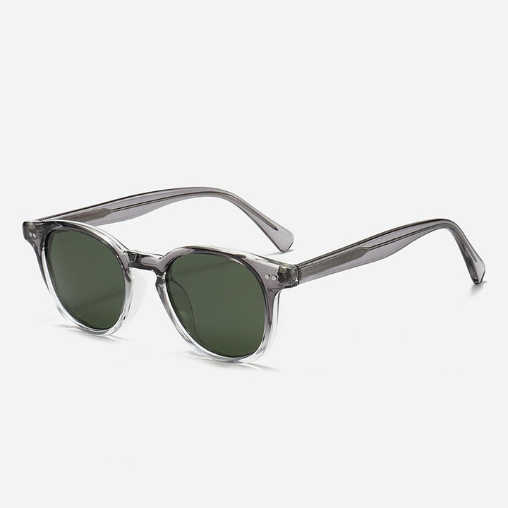 Women's Round Sunglasses with Stylish Pattern and UV Protection Bowlift