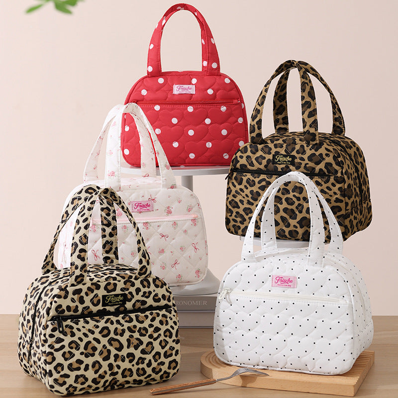 Stylish Animal Print Handbag Bowlift