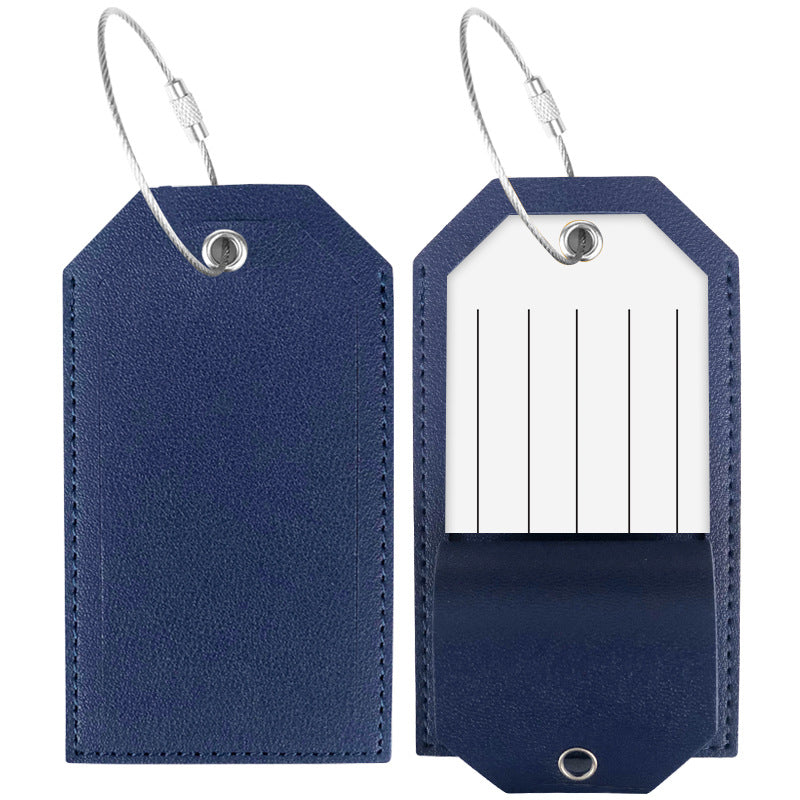 Premium Leather Luggage Tag Bowlift