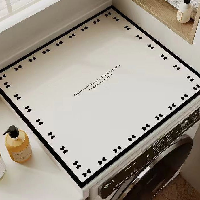 Decorative Laundry Counter Mat