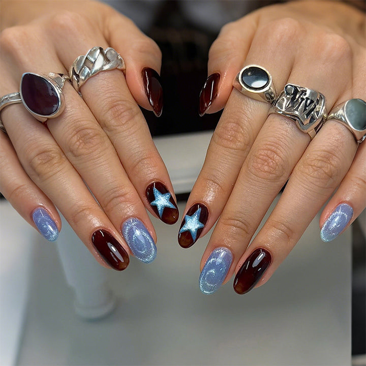 creative nail art set with star-shaped accents Bowlift