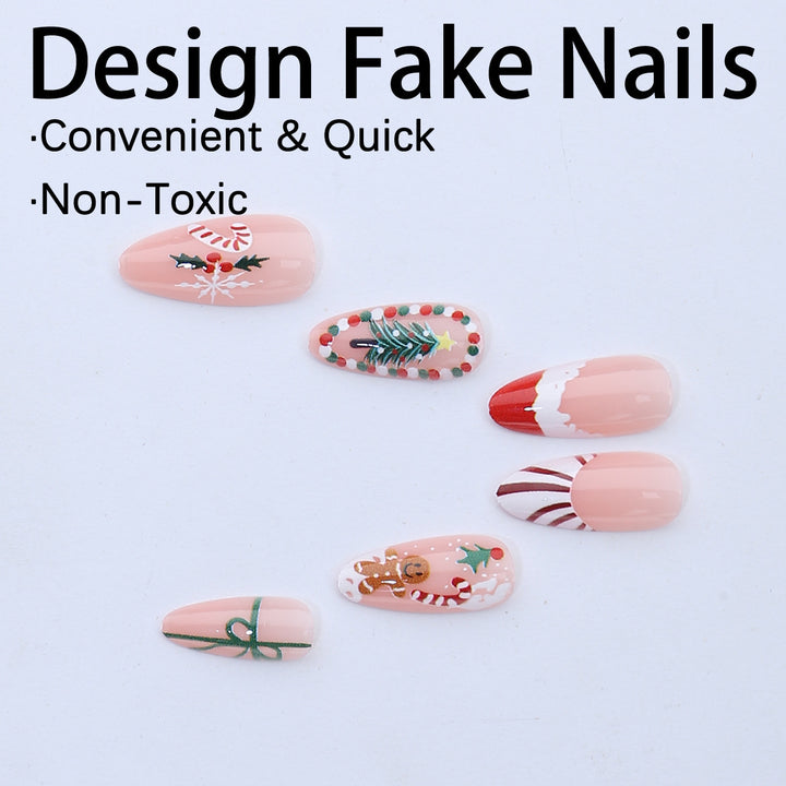 Festive Artificial Nail Creations Bowlift