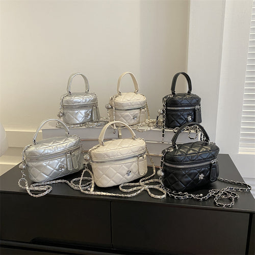 Quilted Mini Crossbody Handbag Bowlift