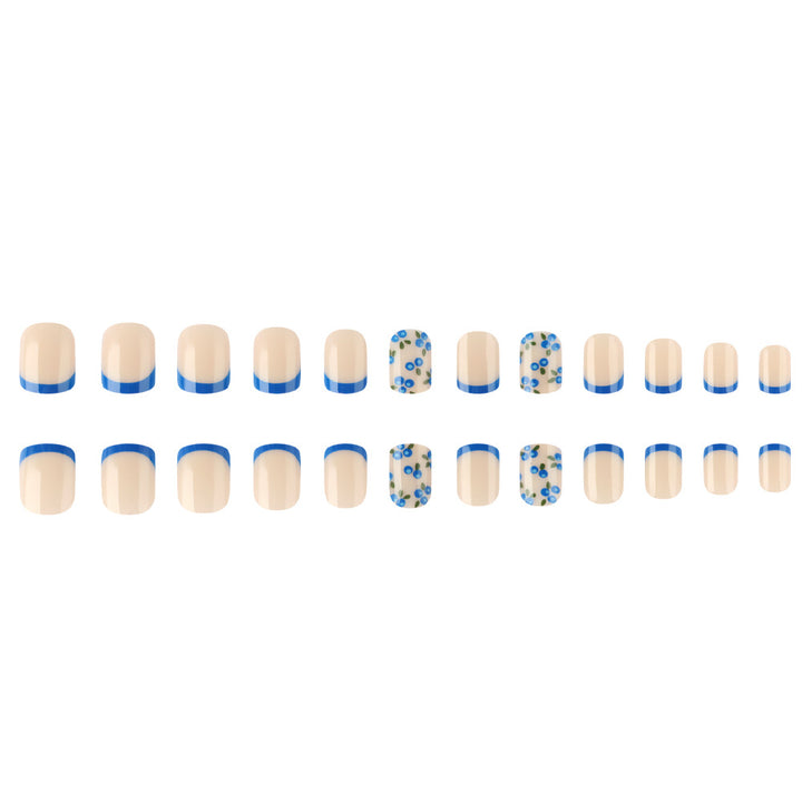 Floral Design Gel Nail Art Bowlift