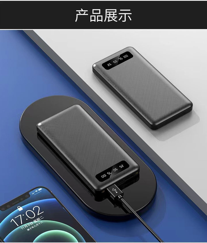 Portable power bank with intelligent LED display Bowlift