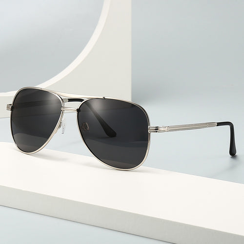 Men's fashionable pilot sunglasses with scratch-resistant lenses Bowlift