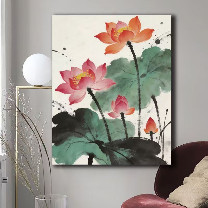 Elegant Floral Canvas Artwork Bowlift