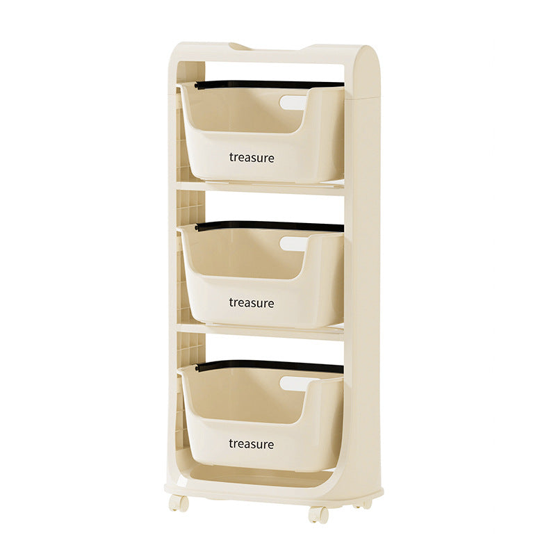 Multi-Tier Storage Organizer with Baskets Bowlift