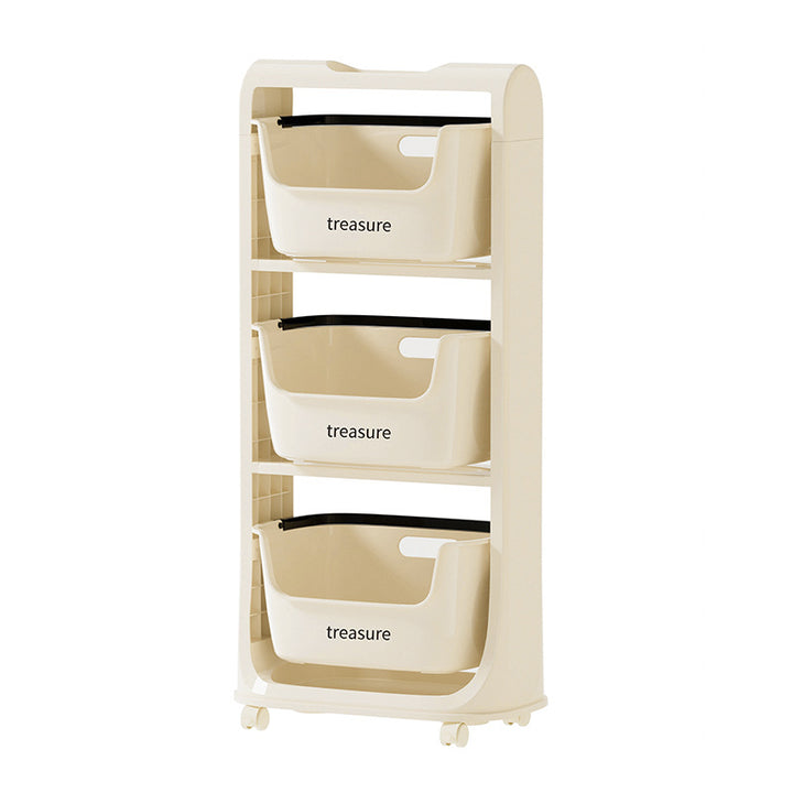 Multi-Tier Storage Organizer with Baskets Bowlift