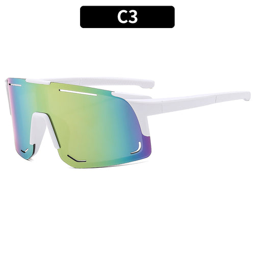 Futuristic Sport Shield Sunglasses