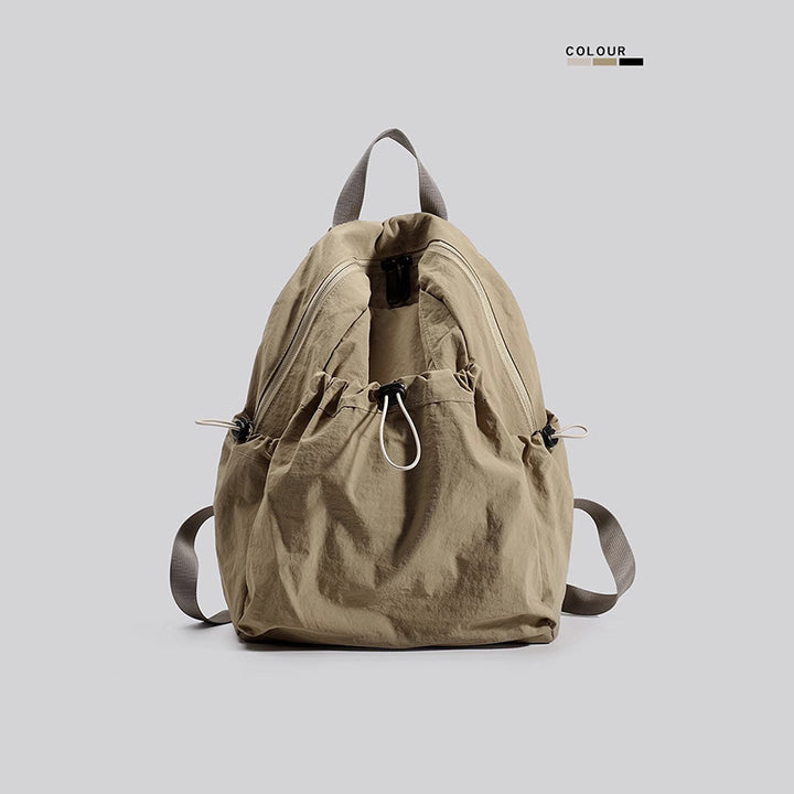 Lightweight Multi-Pocket Drawstring Backpack Bowlift