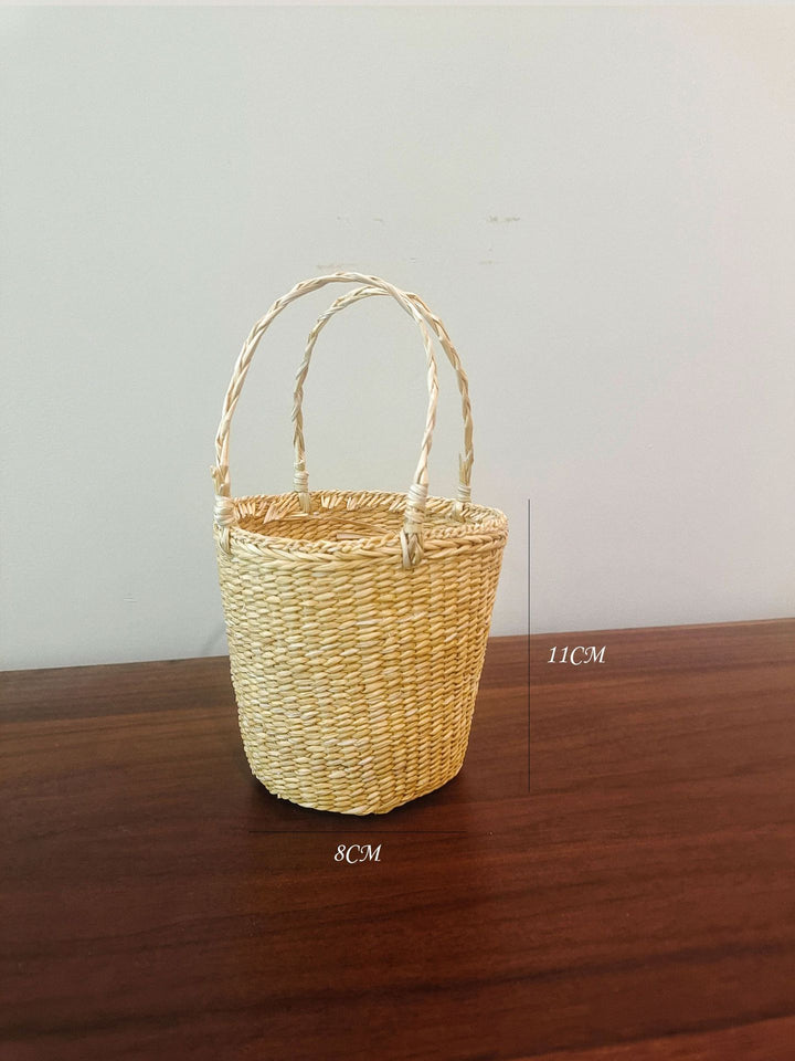 Decorative Handwoven Storage Basket Bowlift