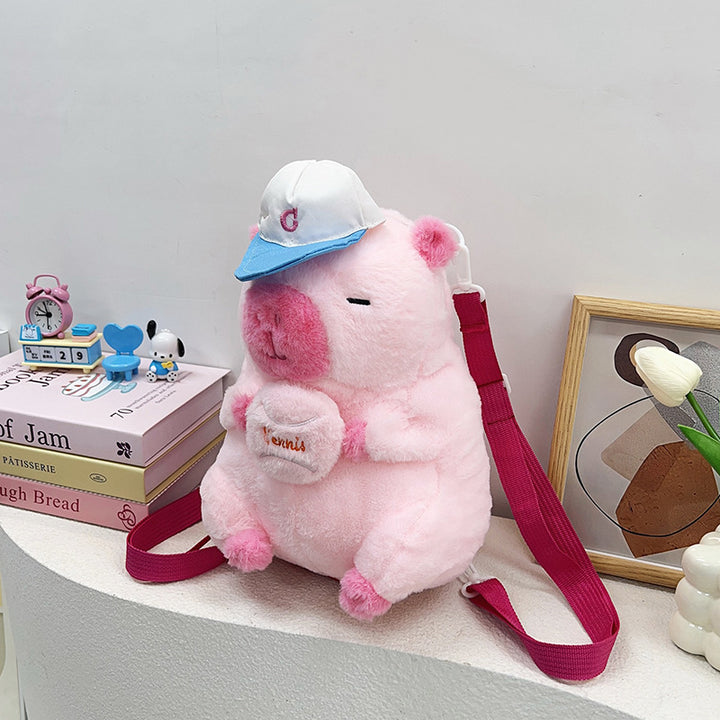 Plush Piggy Backpack