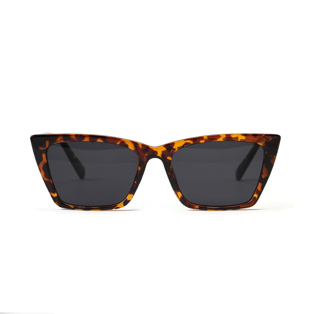 Ladies Cat-Eye Sunglasses with Unique Angular Frame Bowlift