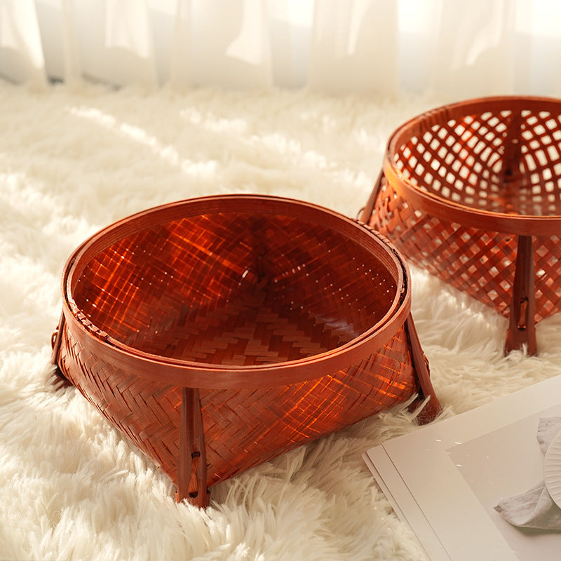 Ladies hand-woven presentation basket with stylish design Bowlift