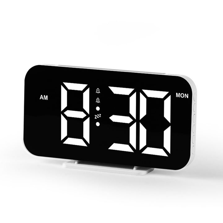 Digital radio alarm clock with large LED digits Bowlift