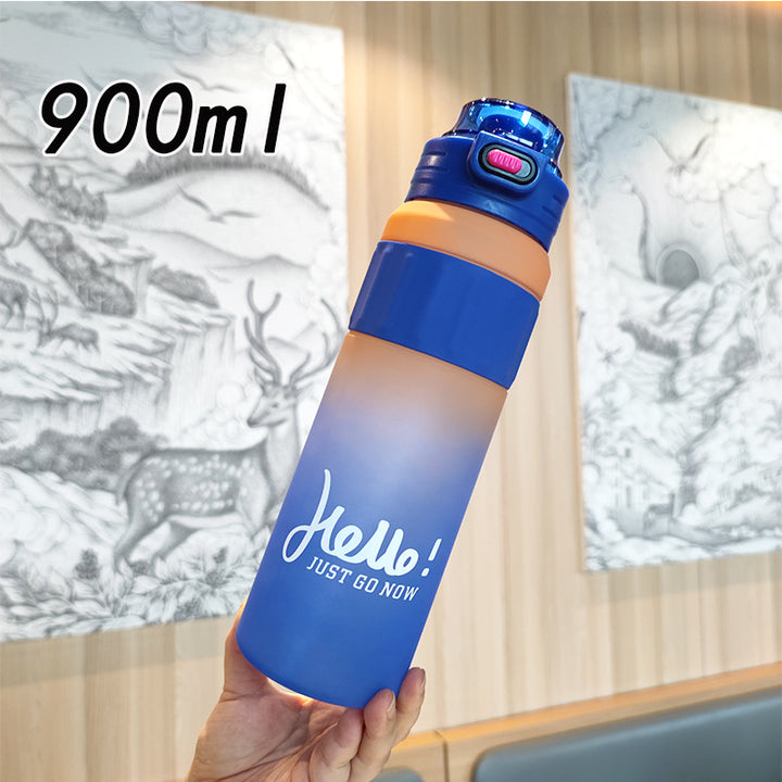 Ladies versatile drinking bottle with innovative flip lid Bowlift