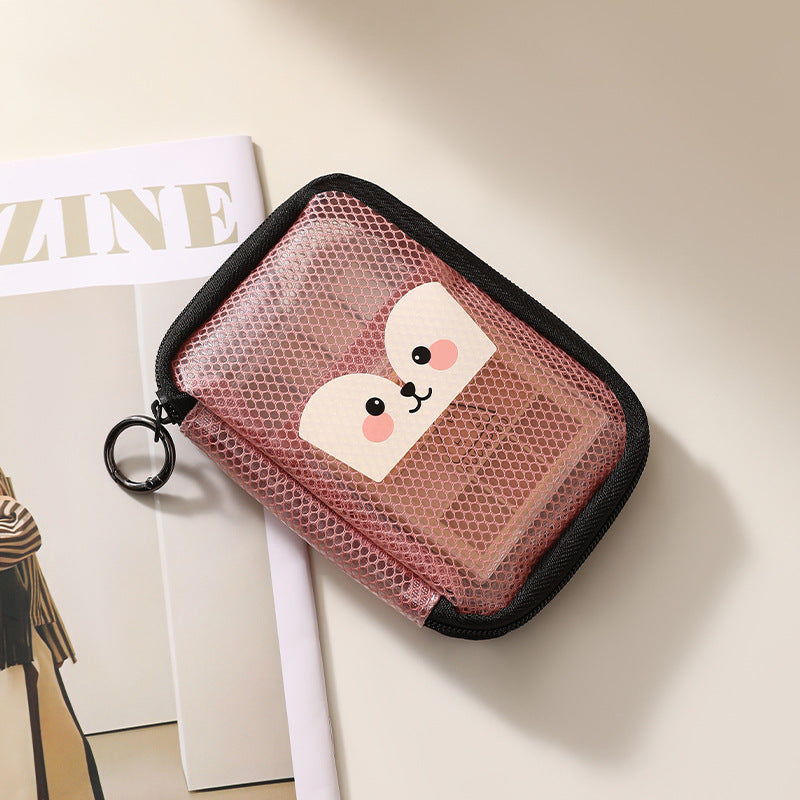 Cute Animal-Themed Mesh Pencil Case Bowlift