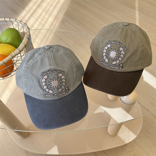 Women's Embroidered Cotton Baseball Cap Bowlift 1783922608