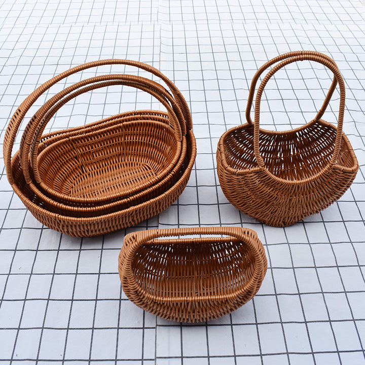Artisan Woven Utility Basket Bowlift