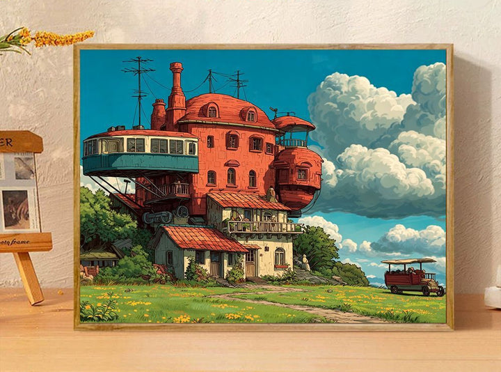 Whimsical Fantasy Illustration Canvas Art Bowlift