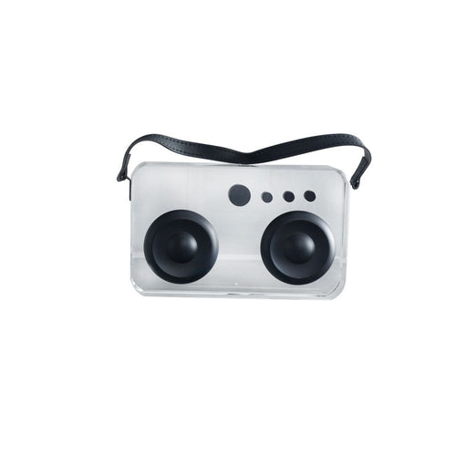 Retro-Inspired Transparent Radio