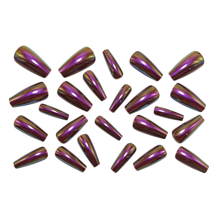 Shiny artificial nails with polarizing effect Bowlift