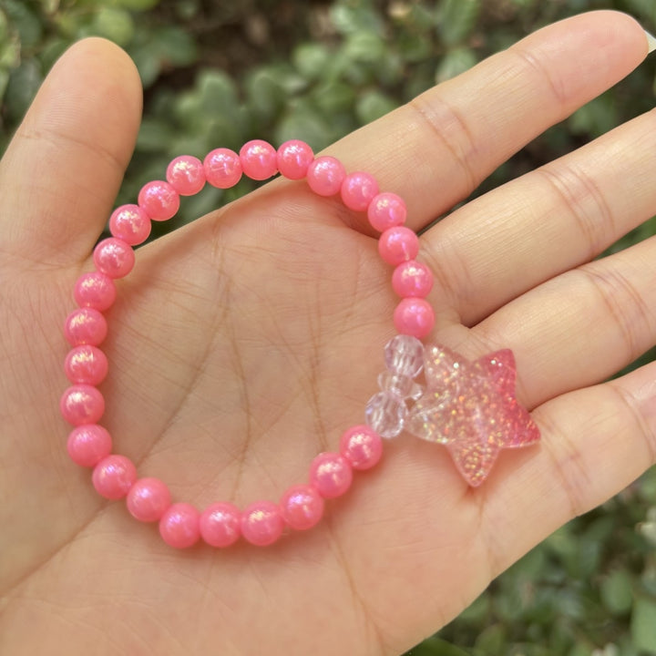 Cute bracelet with elephant charm Made of glass Bowlift