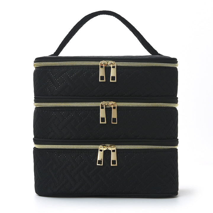 Cosmetic organizer bag with multiple compartments Bowlift