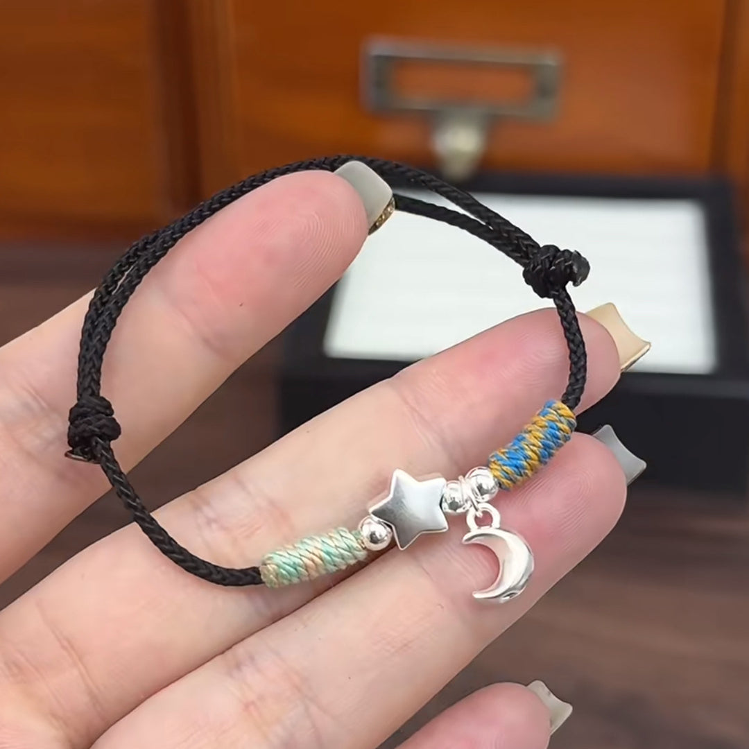 Adjustable Celestial Charm Bracelet Bowlift