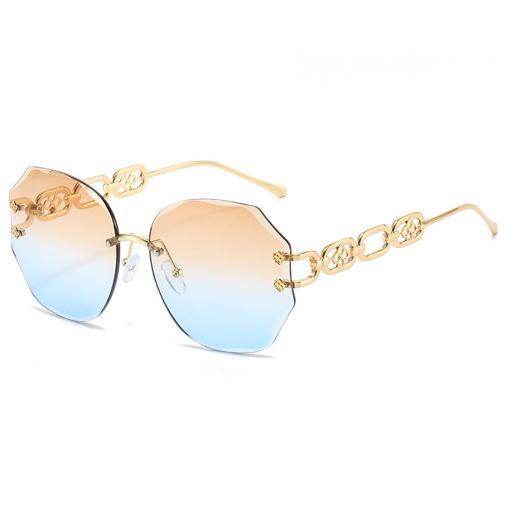 Elegant Oversized Octagonal Sunglasses Bowlift