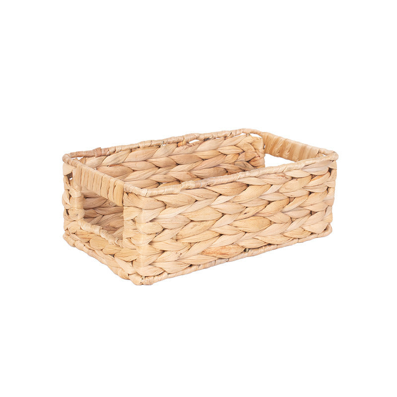 Versatile Rectangular Woven Storage Basket Bowlift