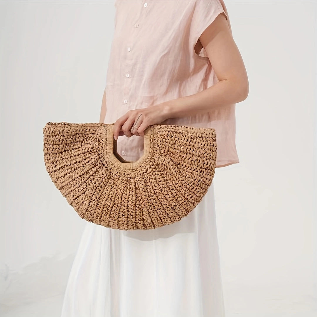 Handcrafted Macrame Bag with Structured Design Bowlift