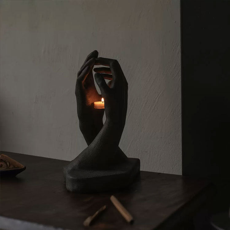 Artistic Gesture Candle Holder