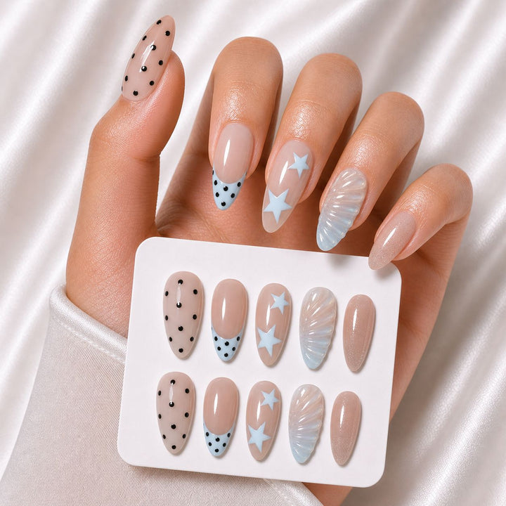 Artistic Nail Art Press-On Set Bowlift
