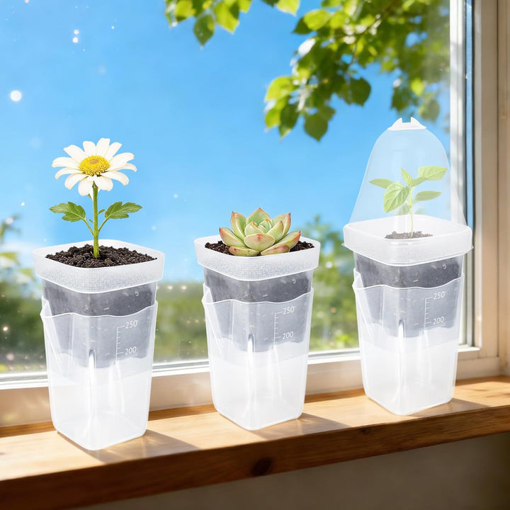 Self-Watering Seed Starting Pot Set Bowlift