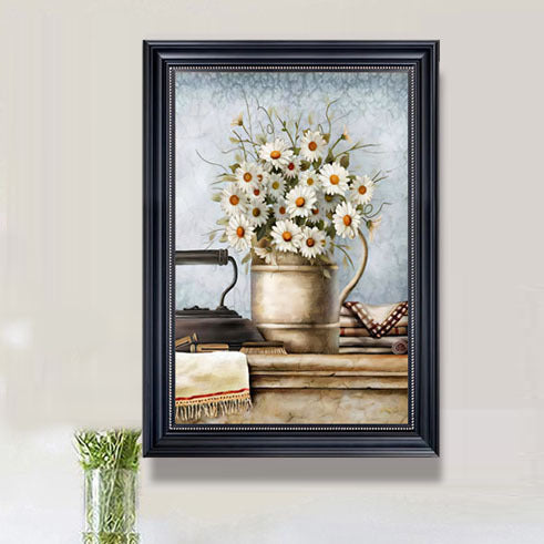 Vintage Floral Wall Decoration Print