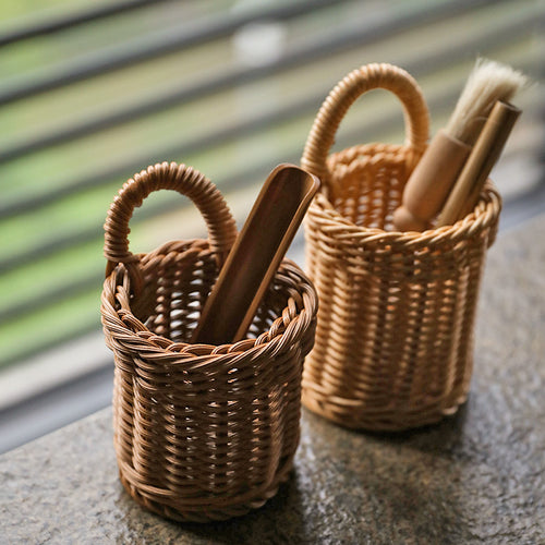 Handwoven Functional Storage Basket Bowlift