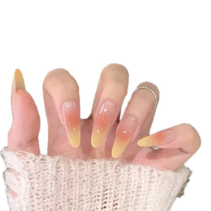Press-On Nail Tips with Ombre Design Bowlift